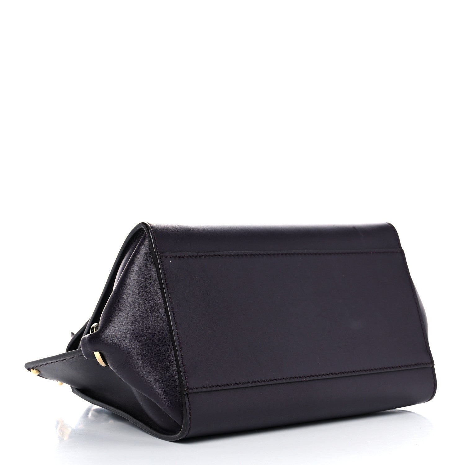 Salvatore Ferragamo Calfskin Sofia Shoulder Bag Purple 3 of 16