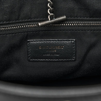 Saint Laurent Vintage Lambskin Chevron Monogram Medium Nolita Black 6 of 12