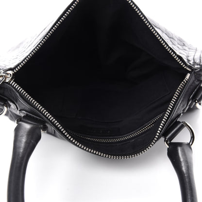Givenchy Smooth Calfskin Crocodile Embossed Medium Pandora Black 5 of 10