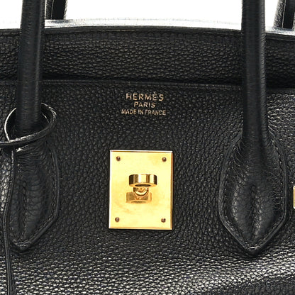 Hermes Taurillon Clemence BIRKIN 35 Black 6 of 11