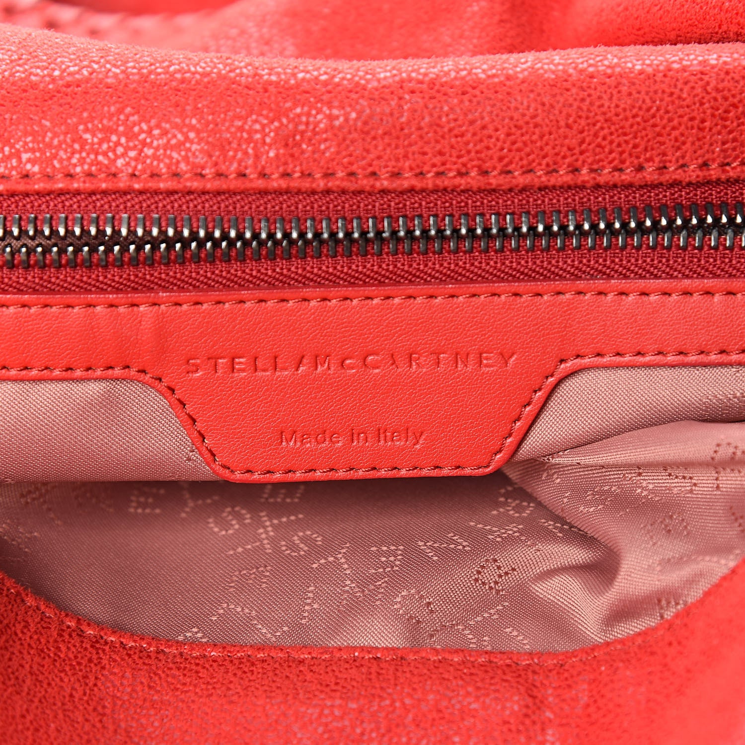 Stella McCartney Shaggy Deer Falabella Fold Over Tote Flame 7 of 11