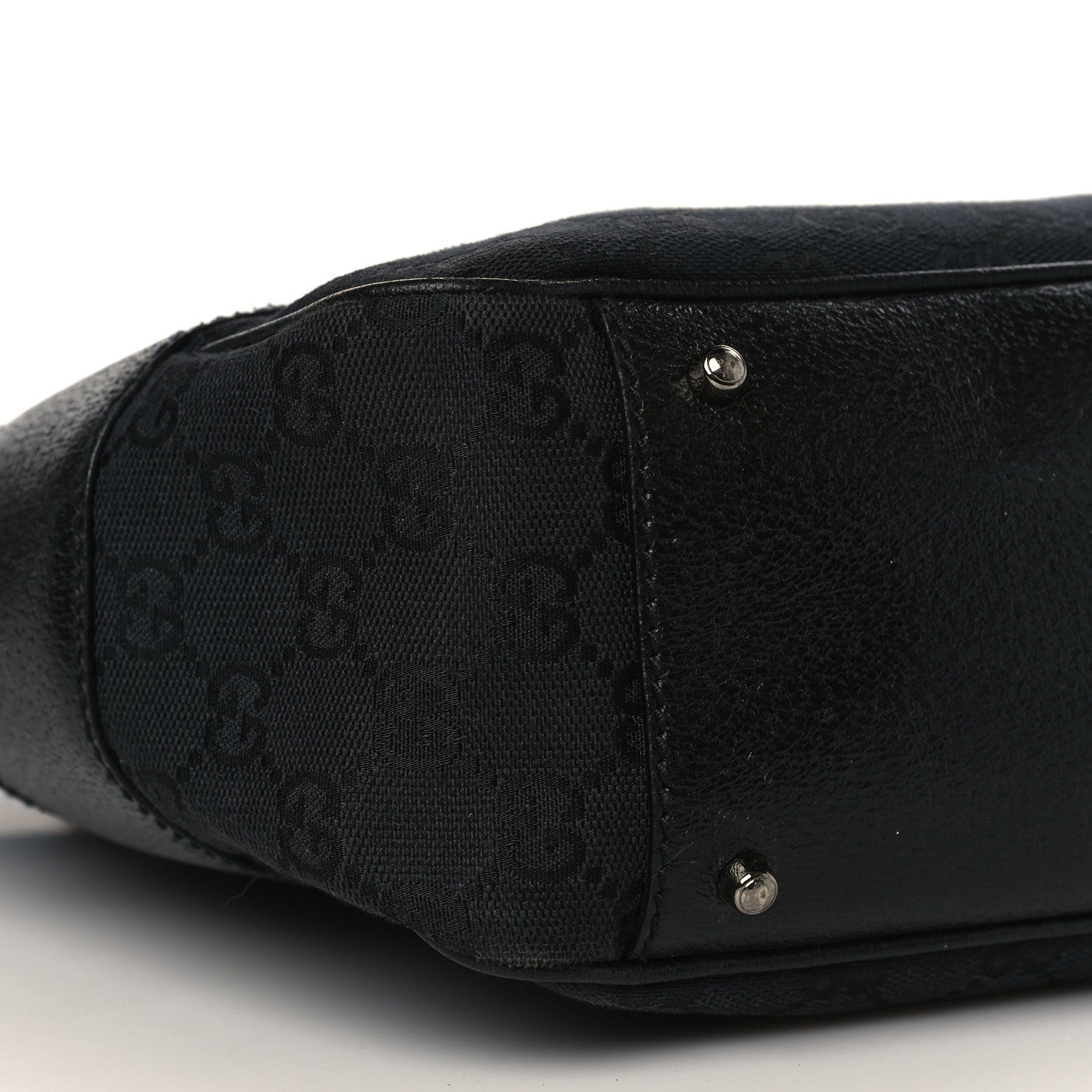 Gucci Monogram Shoulder Bag Black 8 of 11