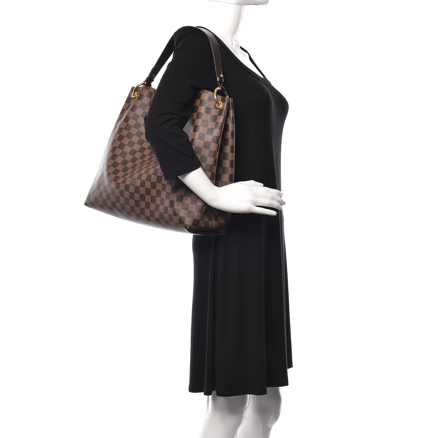 Louis Vuitton Damier Ebene Graceful MM 2 of 12