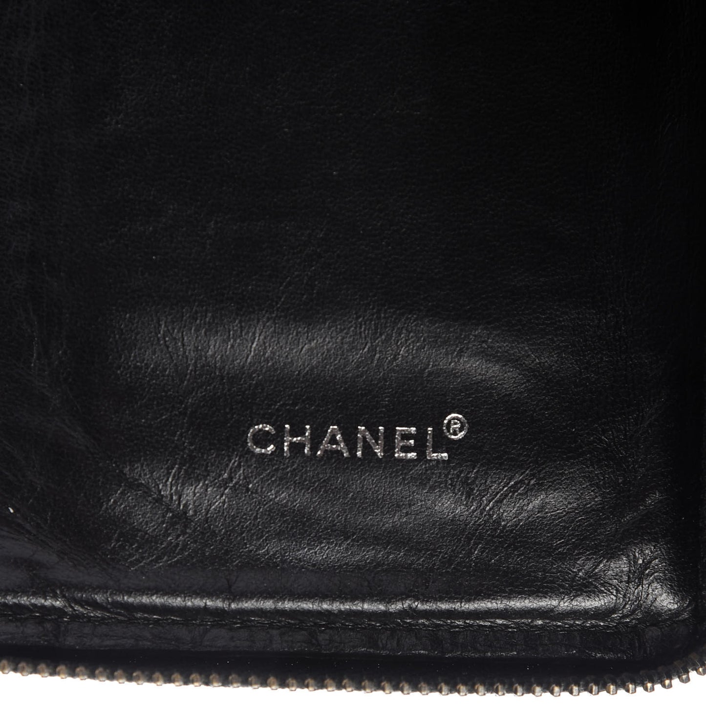 Nylon Travel Zip Around Wallet Black