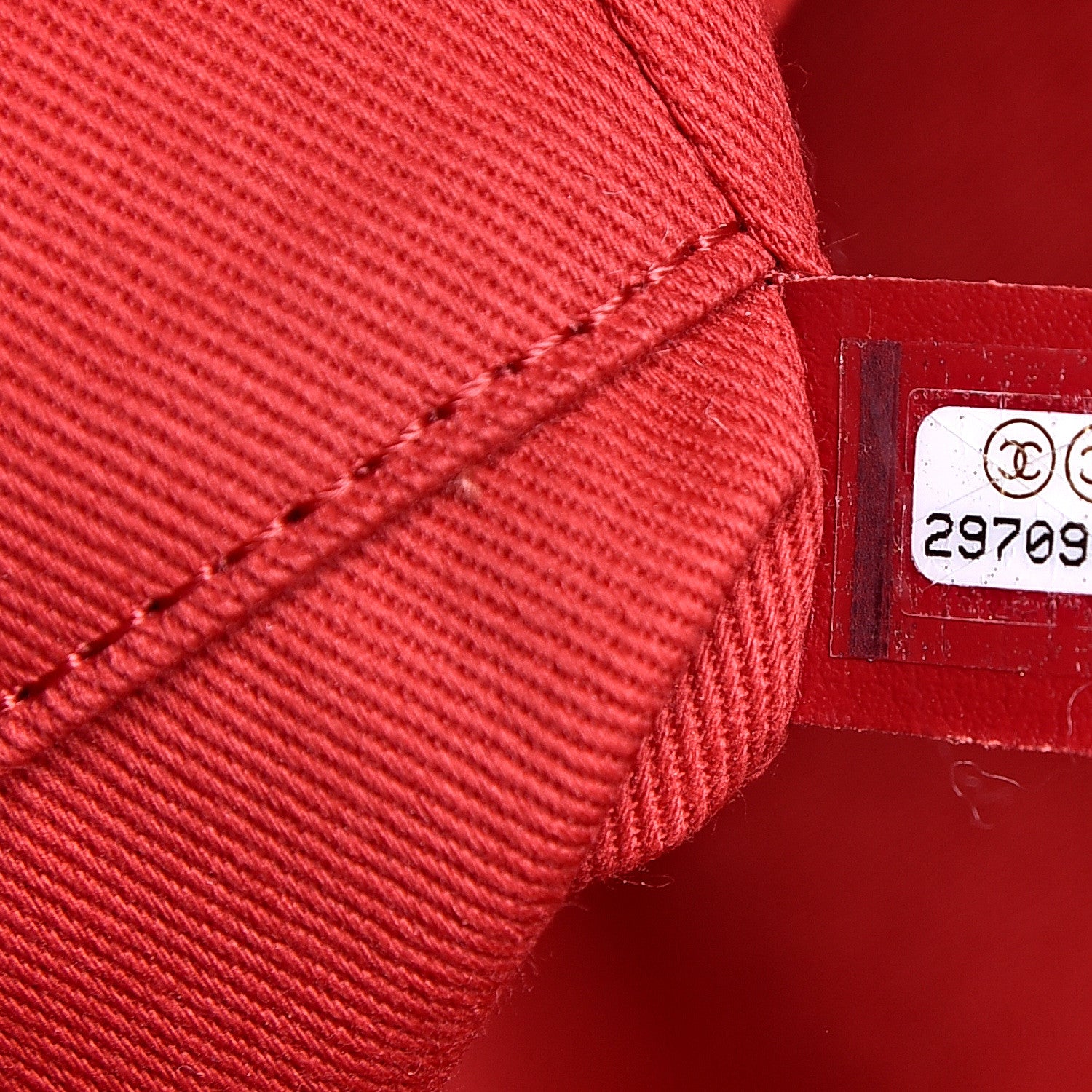 Chanel Mixed Fibers Striped Small Deauville Tote Red 7 of 11