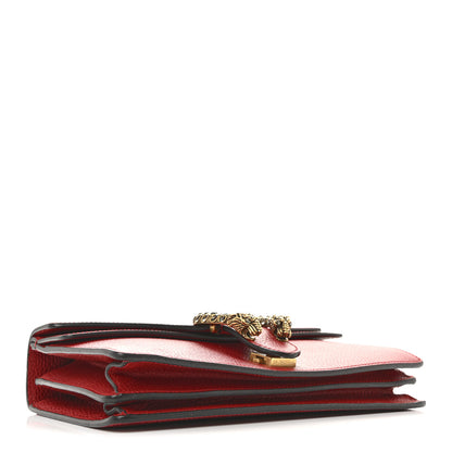 Gucci Dollar Calfskin Swarovski Crystal Small Dionysus Shoulder Bag Hibiscus Red 4 of 12