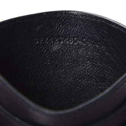 Saint Laurent Calfskin Monogram Credit Card Case Black 8 of 8