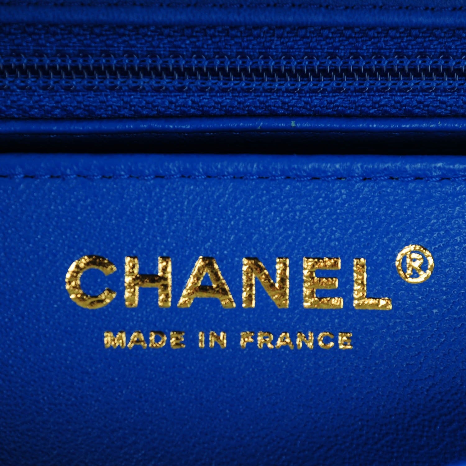 Chanel Lambskin Quilted Mini Rectangular Flap Blue 8 of 8