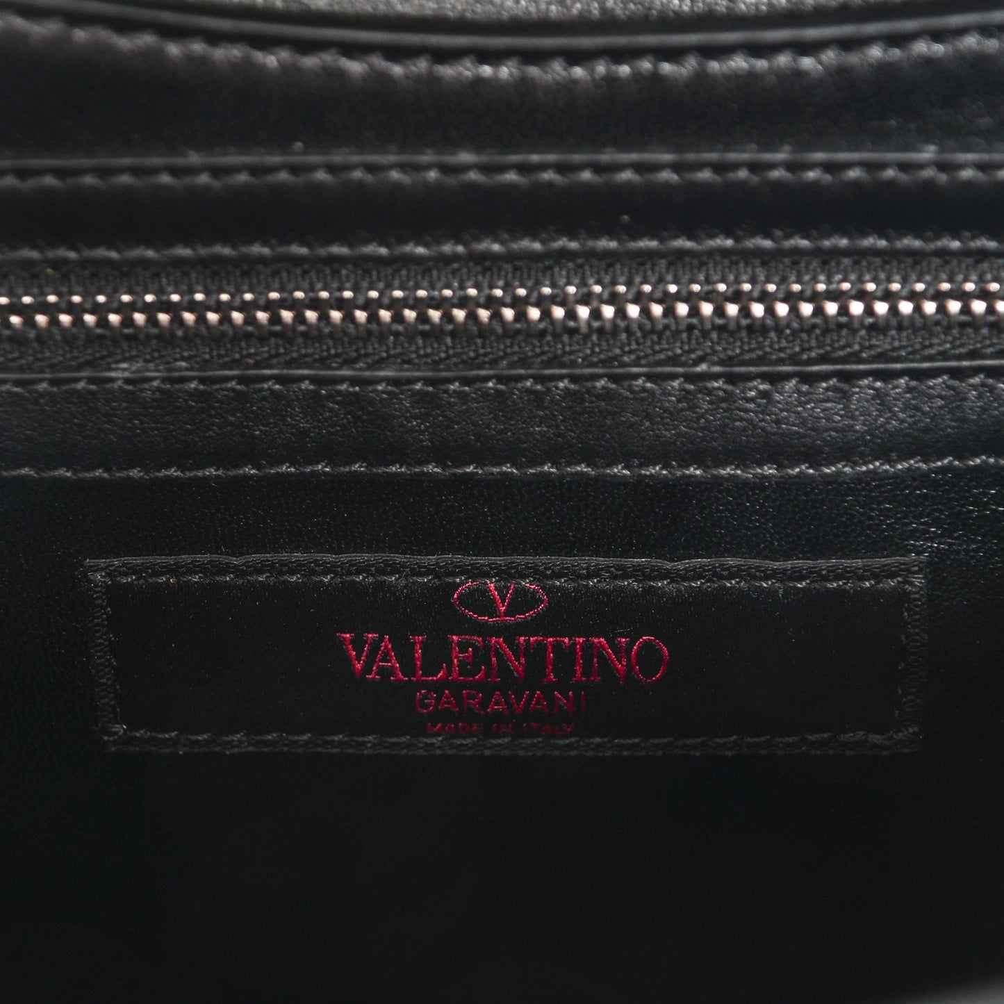 Vitello Loveblade Embellished Chain Flap Bag Black Multicolor