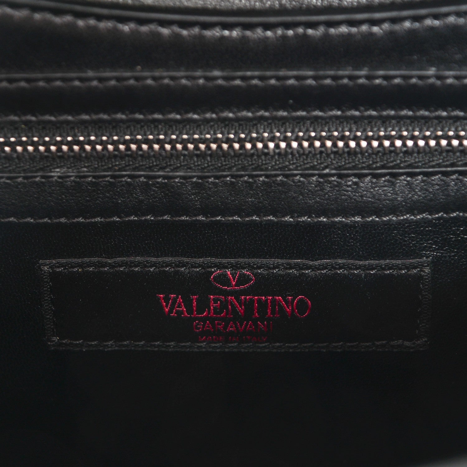 Valentino Garavani Vitello Loveblade Embellished Chain Flap Bag Black Multicolor 7 of 7