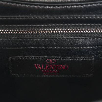 Valentino Garavani Vitello Loveblade Embellished Chain Flap Bag Black Multicolor 7 of 7