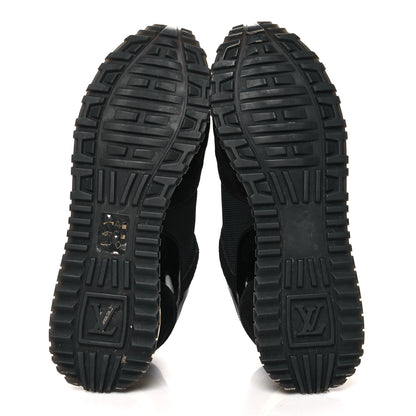Louis Vuitton Suede Monogram Run Away Sneakers 39 Black 5 of 8