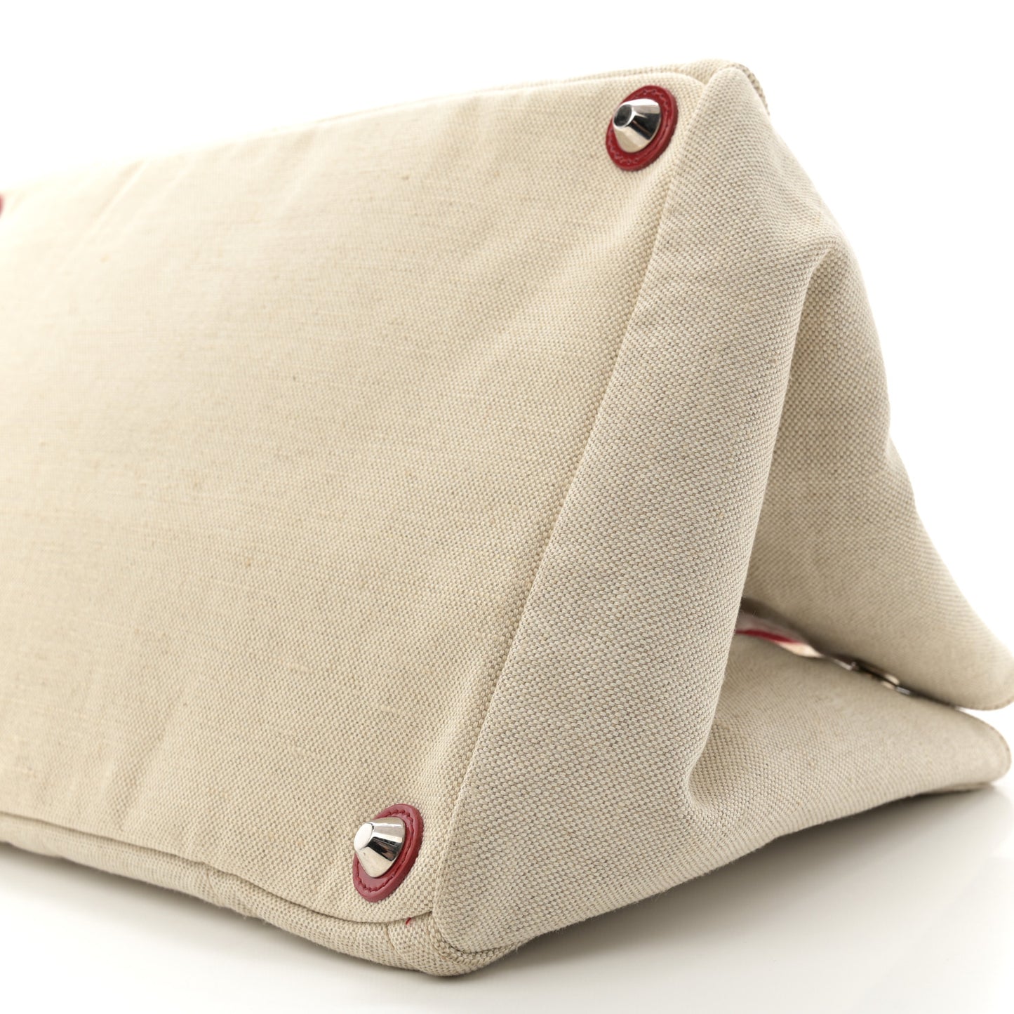 Mistolino Canapa Large Tote Naturale Rosso