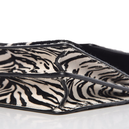 Saint Laurent Calf Hair Animal Print Small Monogram Sunset Shoulder Bag 6 of 8