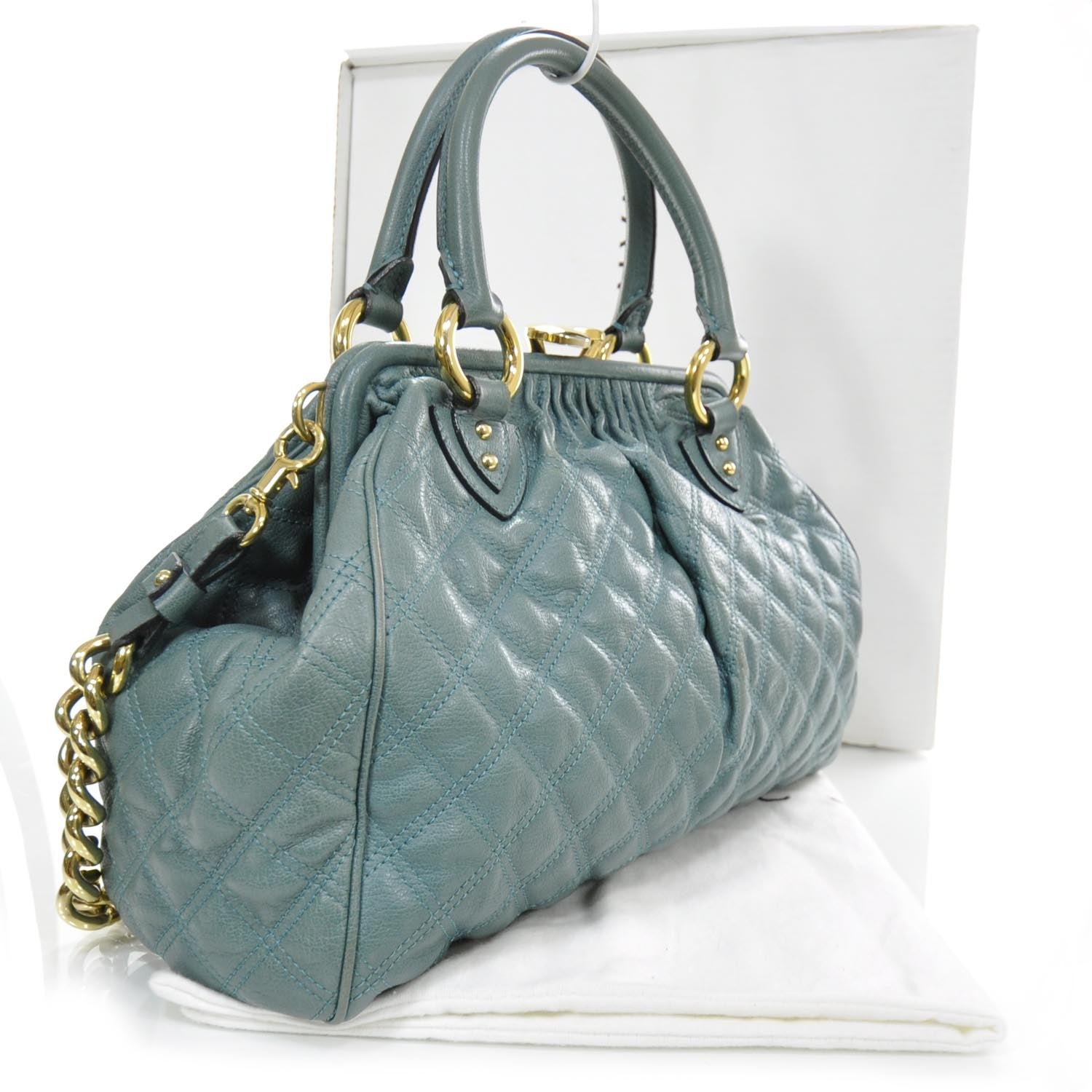 Marc Jacobs Quilted Leather Stam Topaz 2 of 11