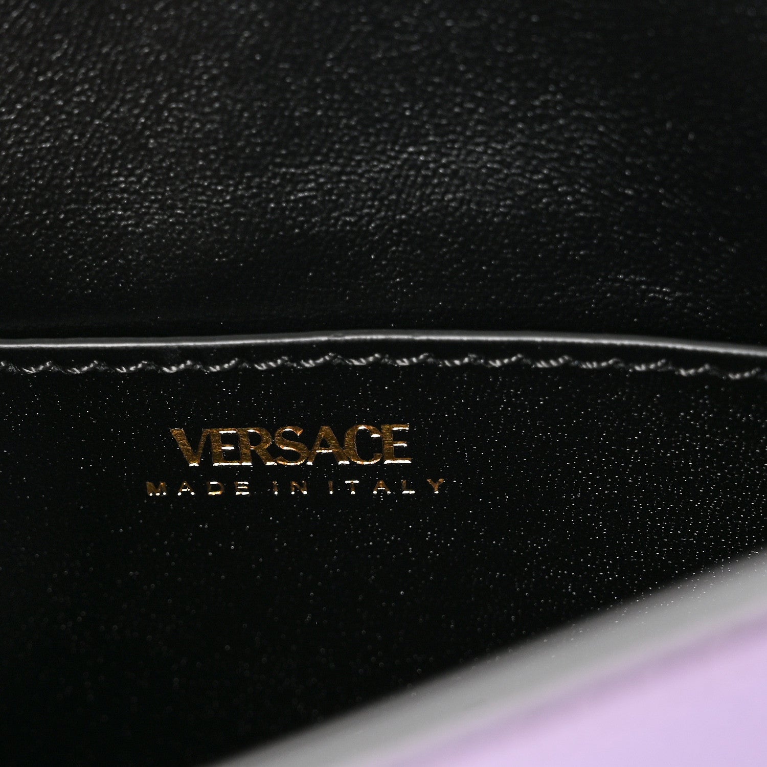 Versace Grained Calfskin Small La Medusa Top Handle Bag Lilac 6 of 9
