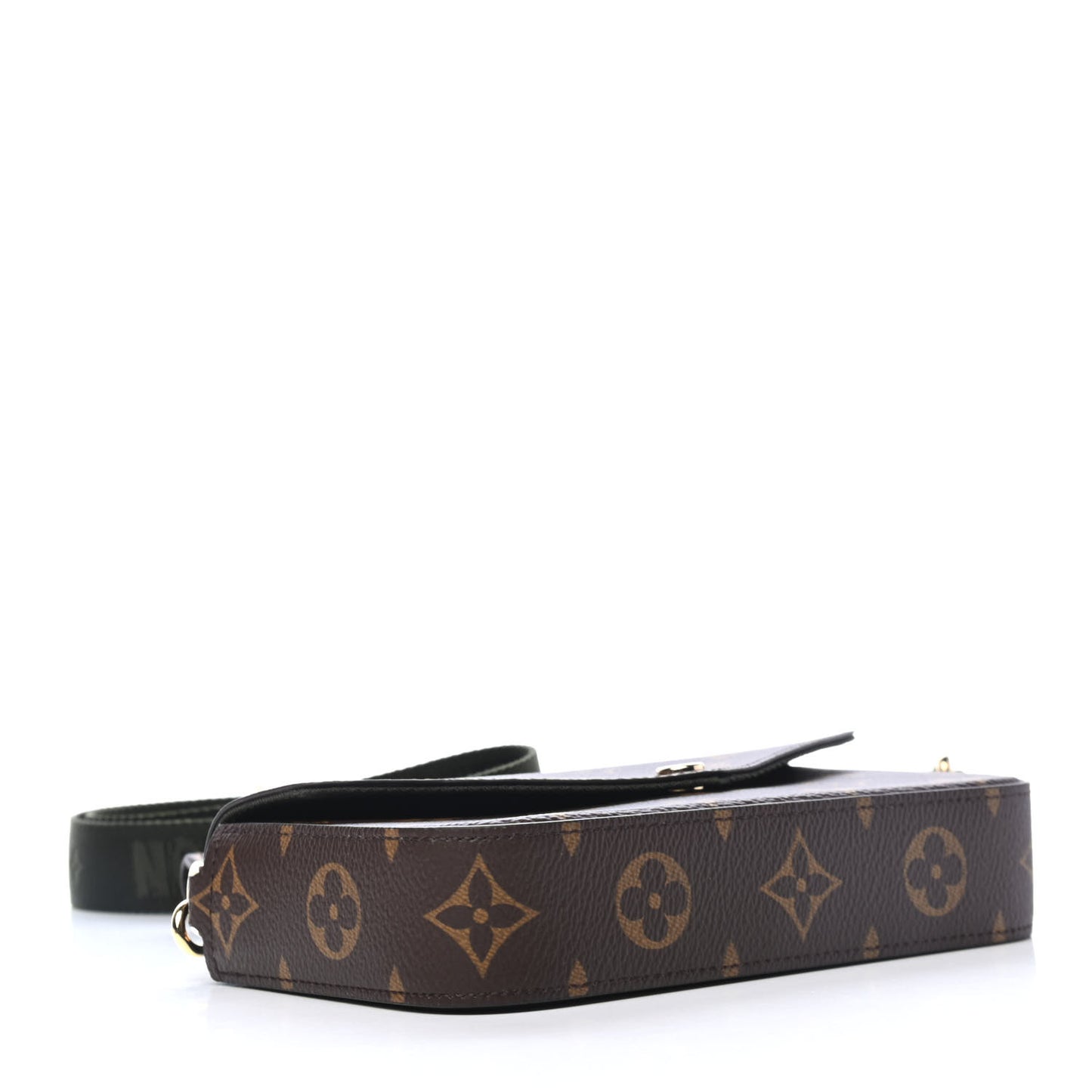 Monogram Felicie Strap & Go Kaki