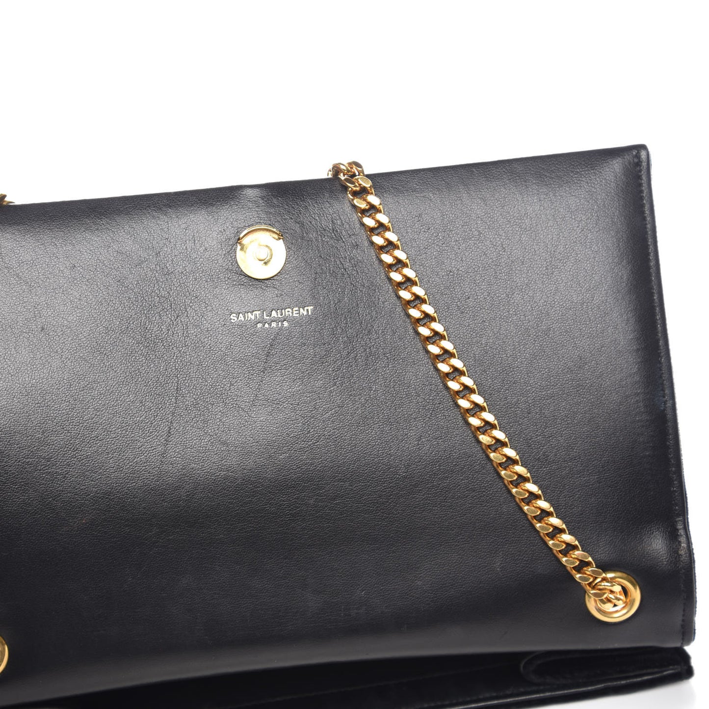 Velvet Medium Monogram Kate Tassel Shoulder Bag Black