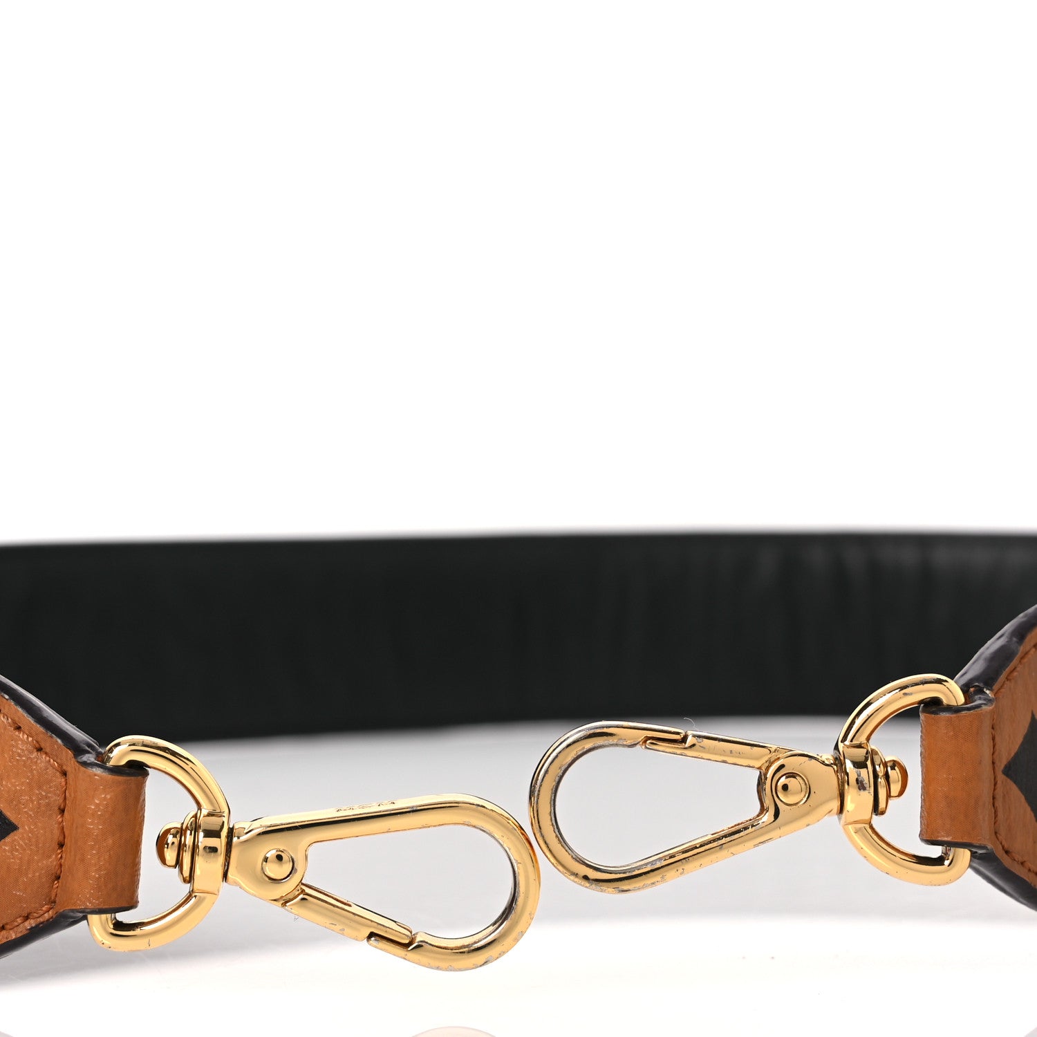MCM Visetos Calfskin Tracy Shoulder Strap Cognac 3 of 7