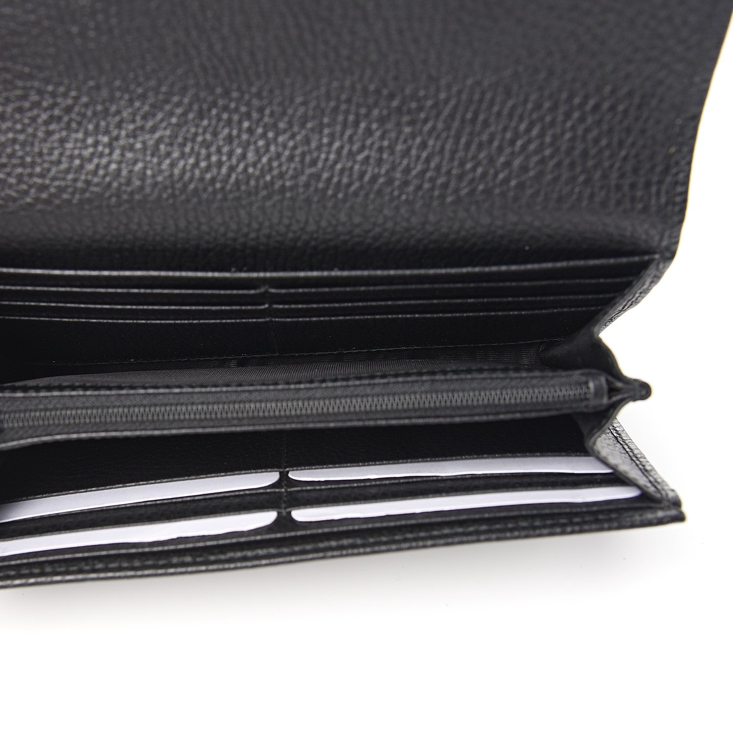 Gucci Dollar Calfskin GG Marmont Continental Wallet Black 4 of 9