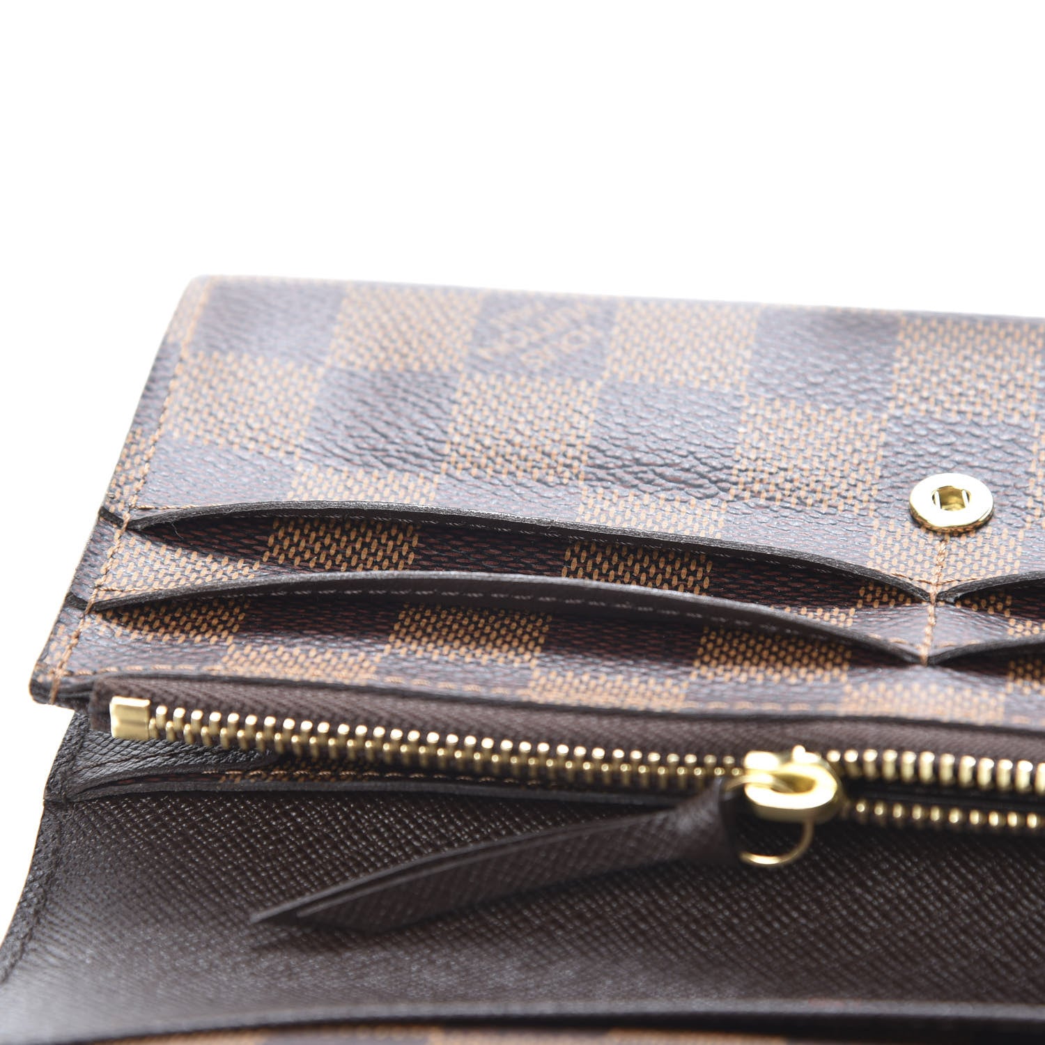 Louis Vuitton Damier Ebene Emilie Wallet 9 of 9