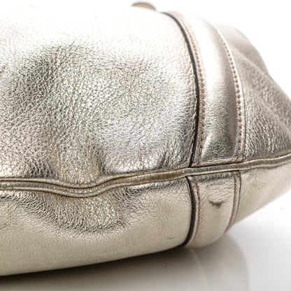 Gucci Metallic Calfskin Medium Britt Tote Gold 8 of 11