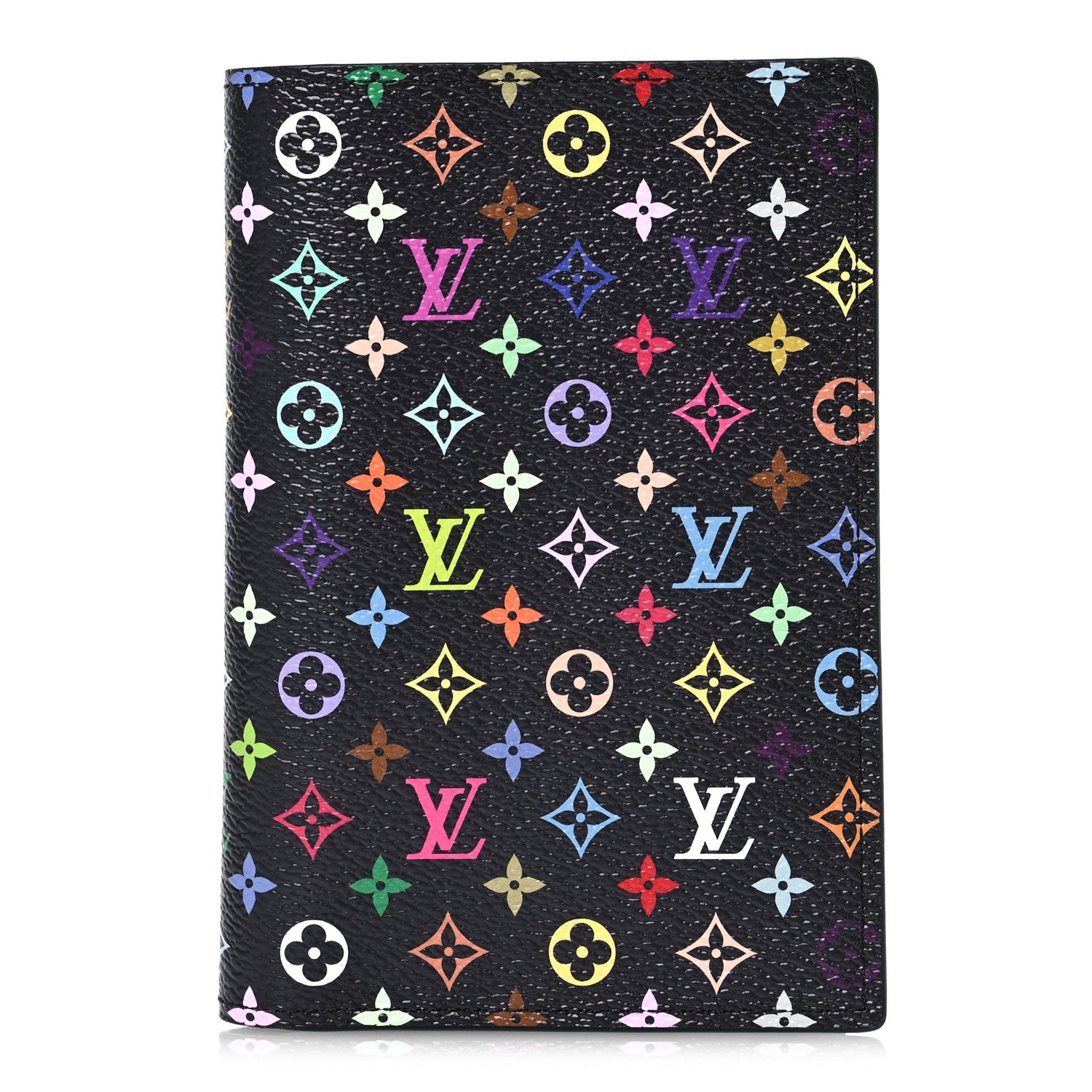 Louis Vuitton LV X TM Monogram Multicolor Passport Cover Black 1 of 8