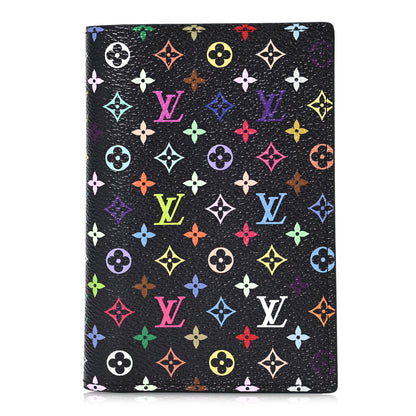 Louis Vuitton LV X TM Monogram Multicolor Passport Cover Black 1 of 8