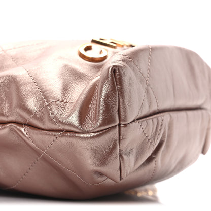 Chanel Metallic Calfskin Quilted Mini Chanel 22 Copper 9 of 10