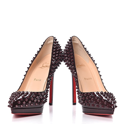 Christian Louboutin Patent Pigalle Plato Spikes 110 Pumps 38.5 Orthodoxe 5 of 11