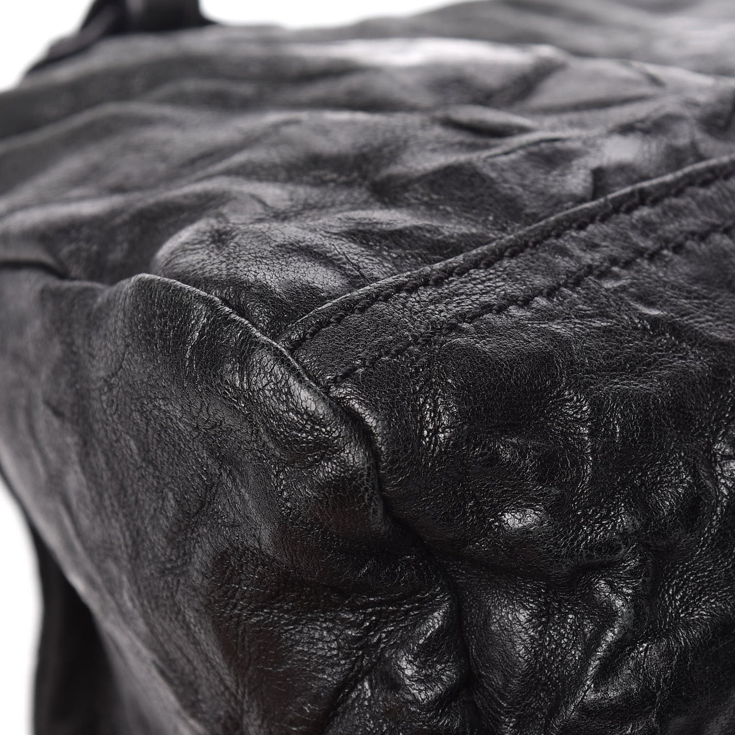 Tumbled Sheepskin Mini Pandora Black