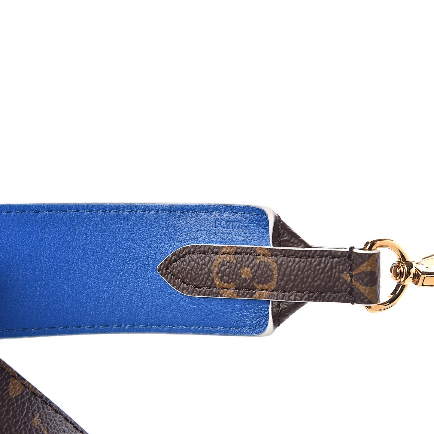 Monogram Bandouliere Shoulder Strap Blue