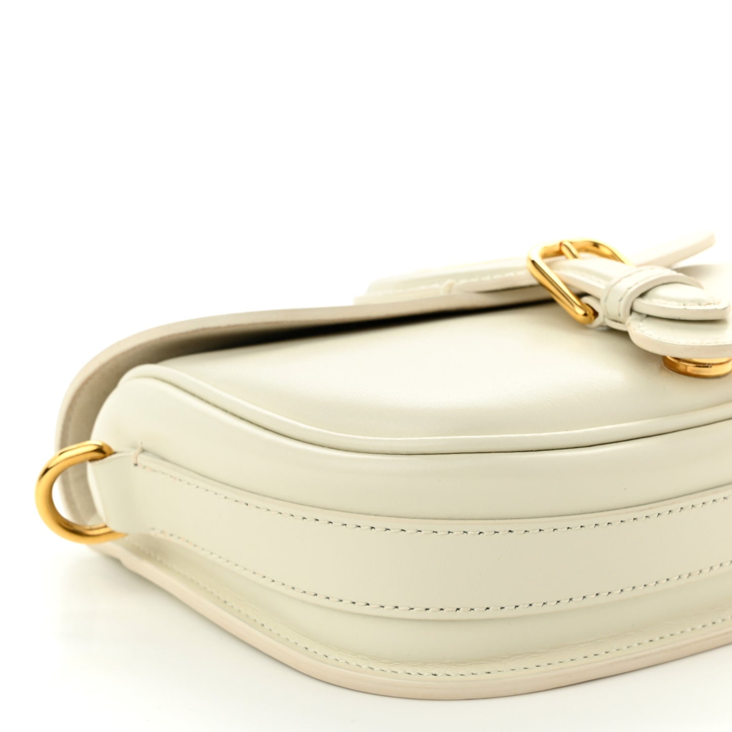 Box Calfskin Small Bobby Bag White