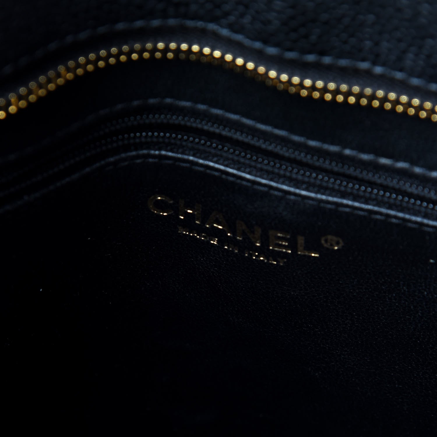 Chanel Caviar Quilted Medallion Tote Black 6 of 10