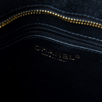 Chanel Caviar Quilted Medallion Tote Black 6 of 10