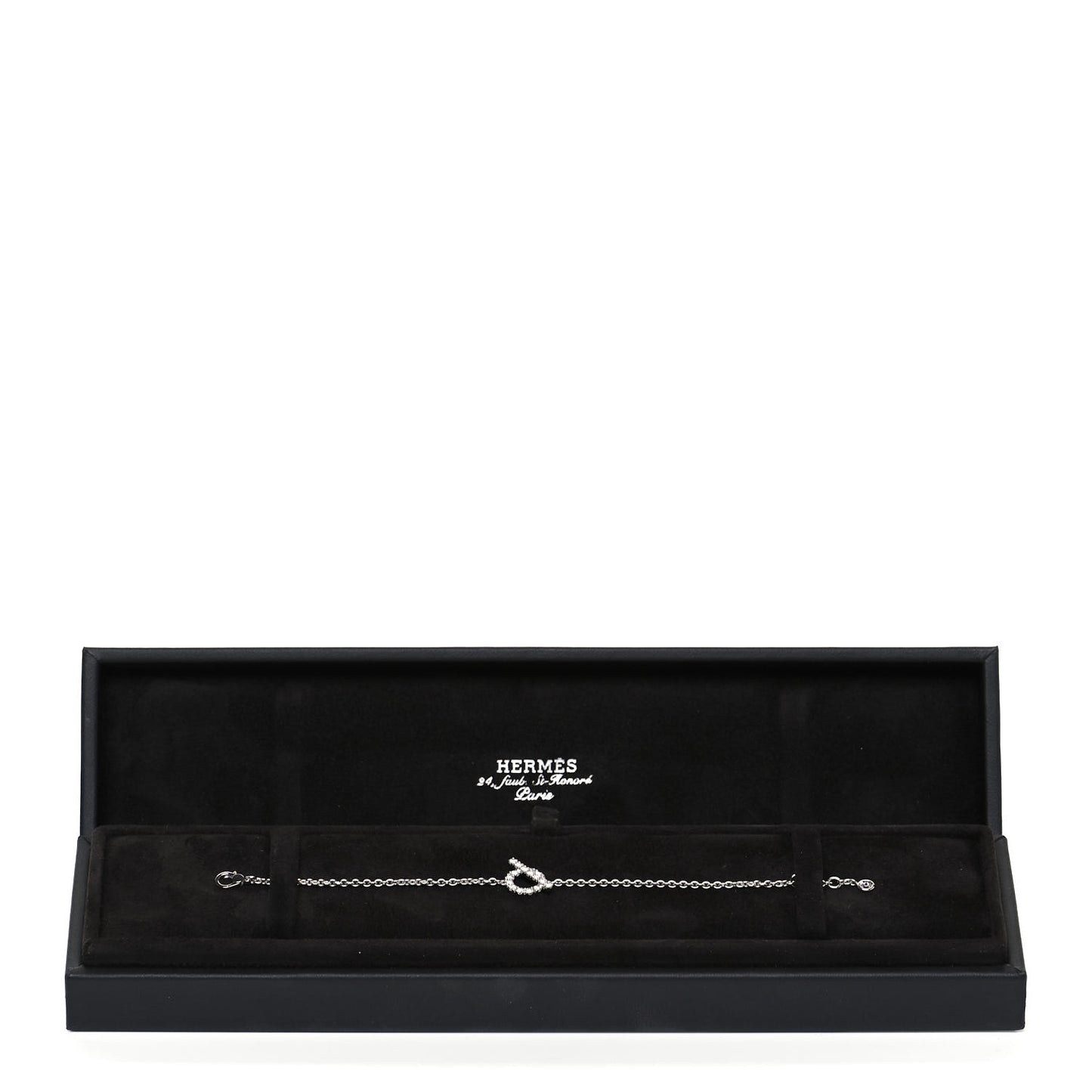 18K White Gold Diamond Finesse Bracelet ST