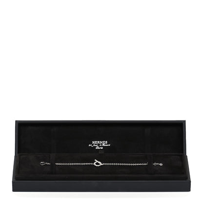 Hermes 18K White Gold Diamond Finesse Bracelet ST 10 of 10