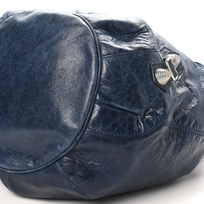 Balenciaga Agneau Giant 21 Silver Hardware Pompon Marine 10 of 11