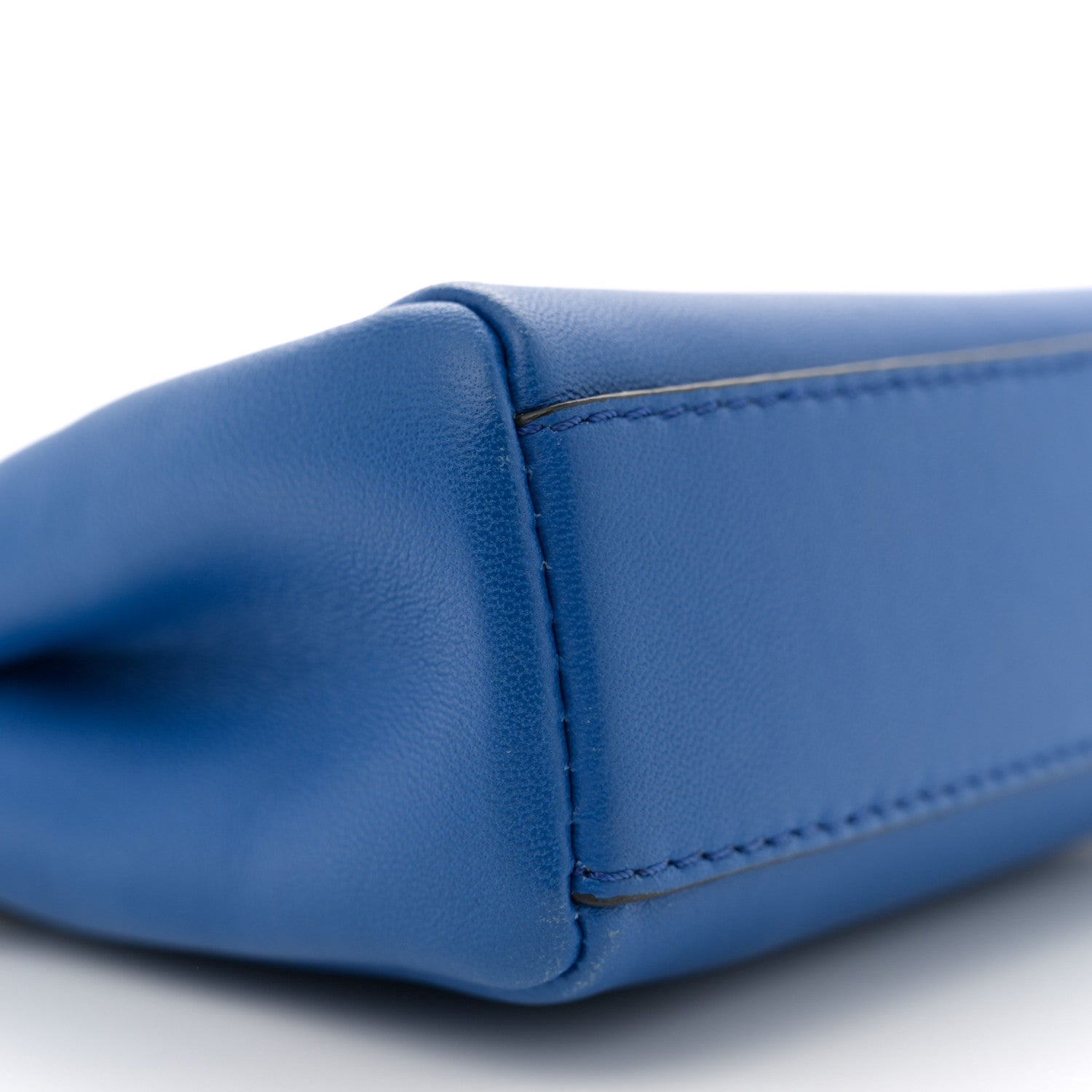 Fendi Nappa Micro Peekaboo Iconic Satchel Bluette 8 of 11