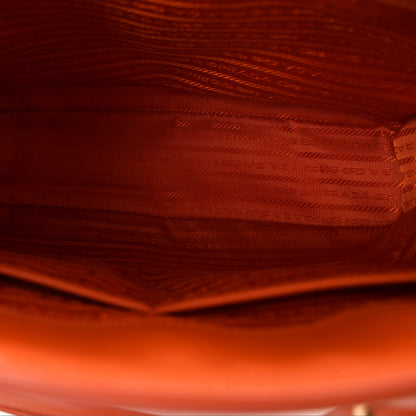 Prada Saffiano Lux Parabole Tote Papaya 5 of 9