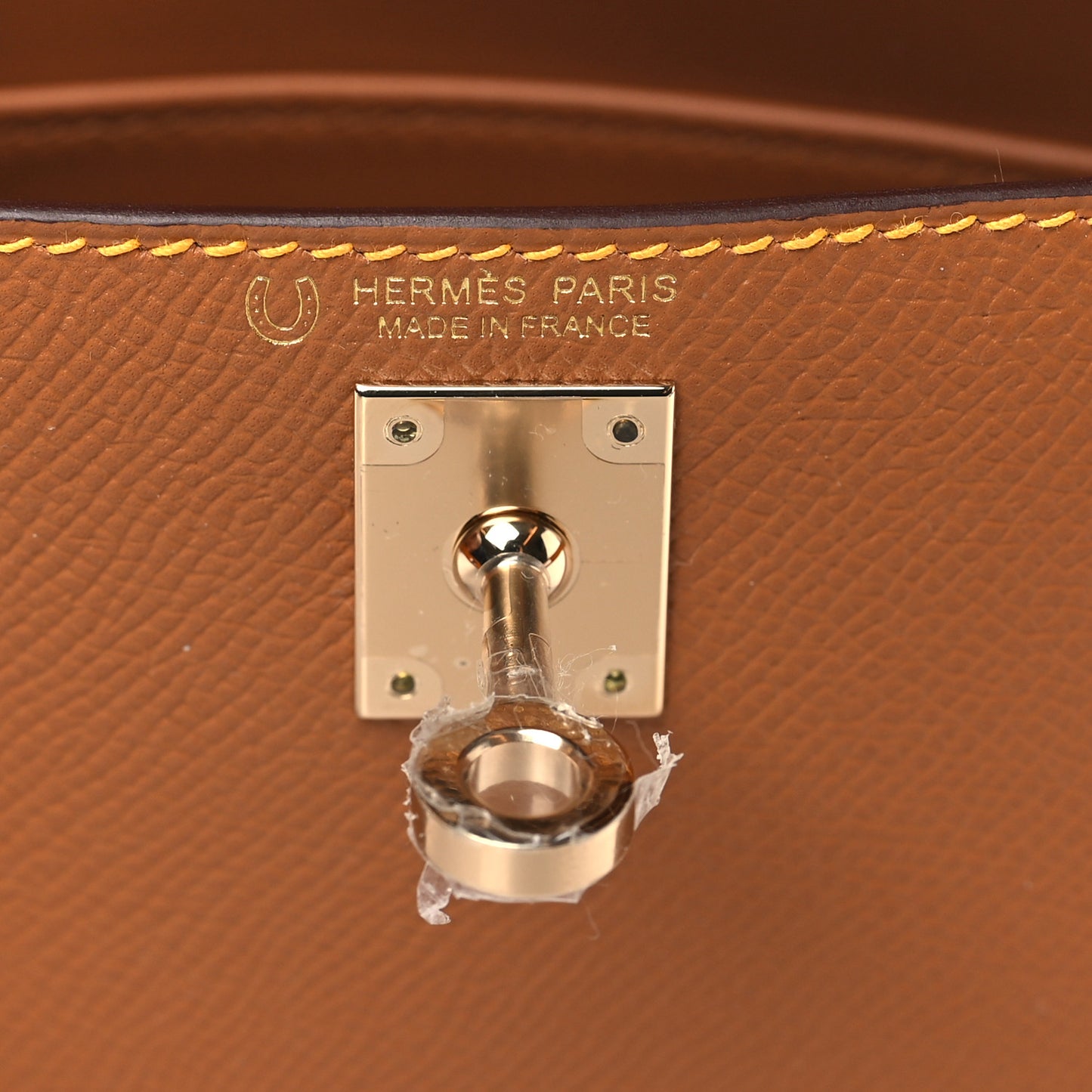Epsom Horseshoe Mini Kelly Sellier 20 Gold Jaune D'Or