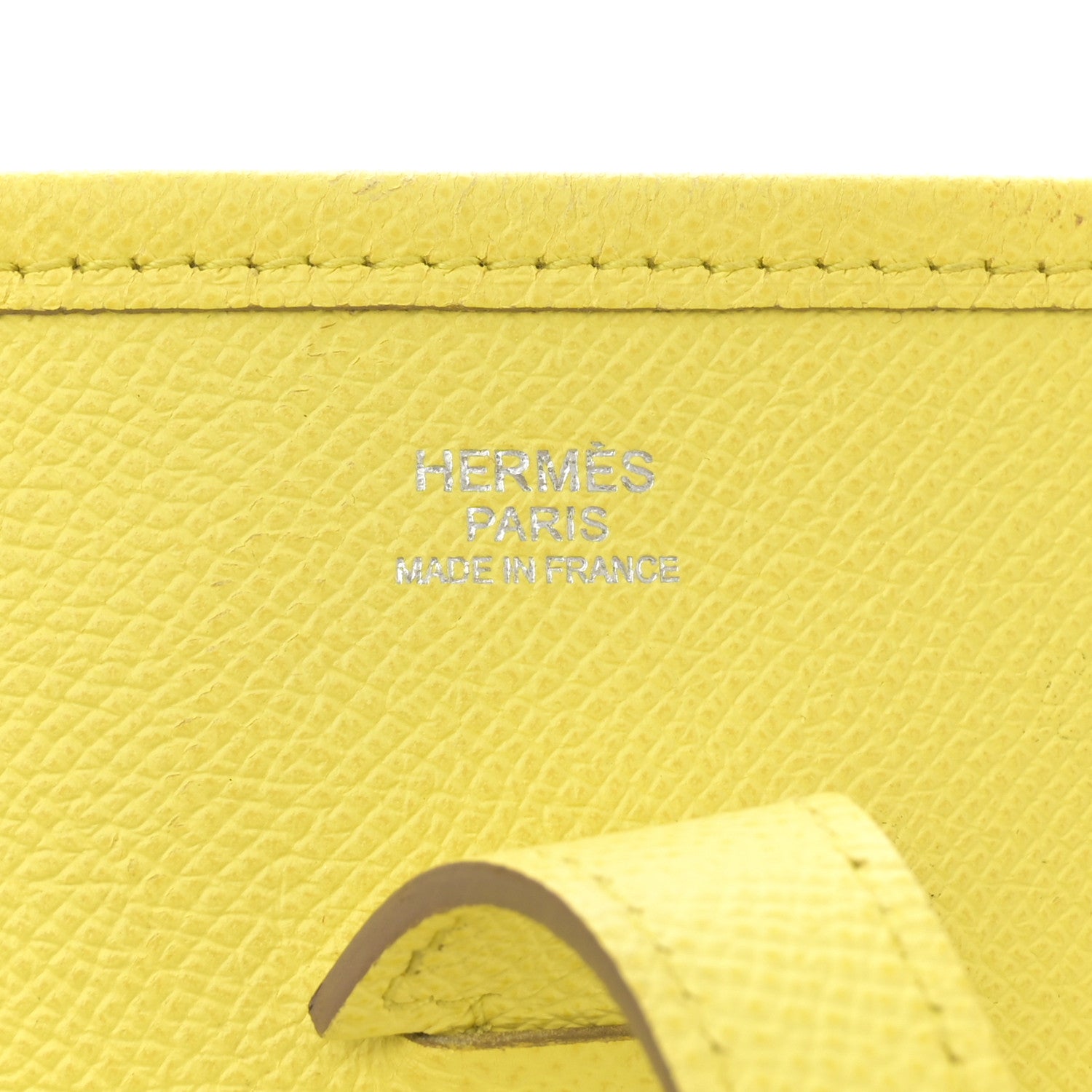 Hermes Epsom Evelyne III PM Lime 6 of 15