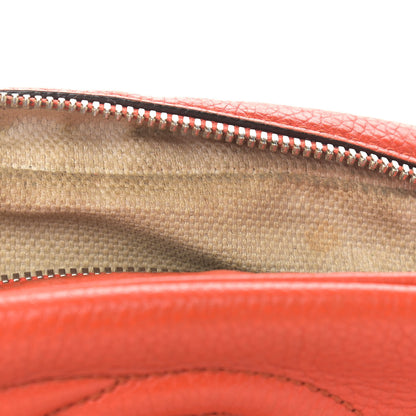 Gucci Pebbled Calfskin Small Soho Disco Bag Sun Orange 19 of 19