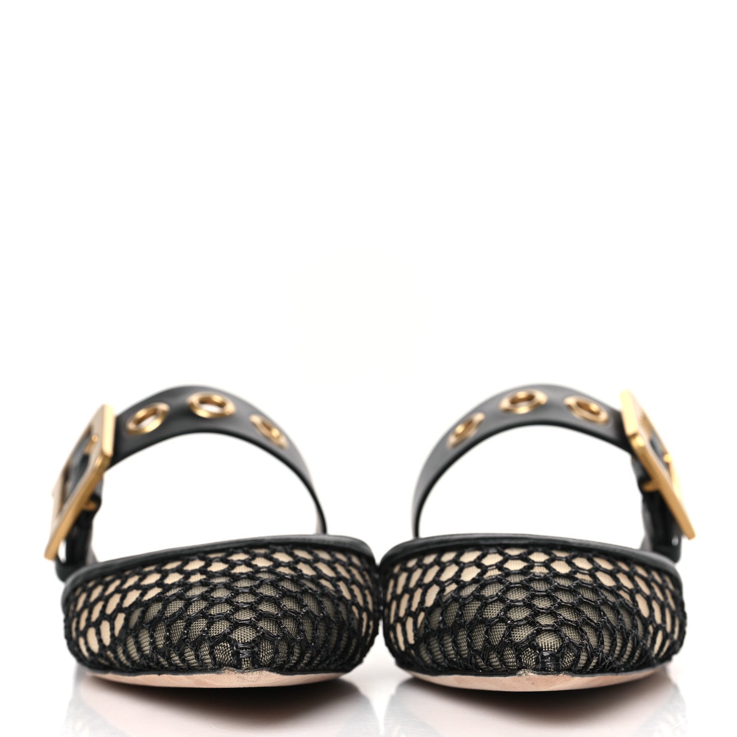 Christian Dior Resille D-Dior Mule Flats 36.5 Black 2 of 7