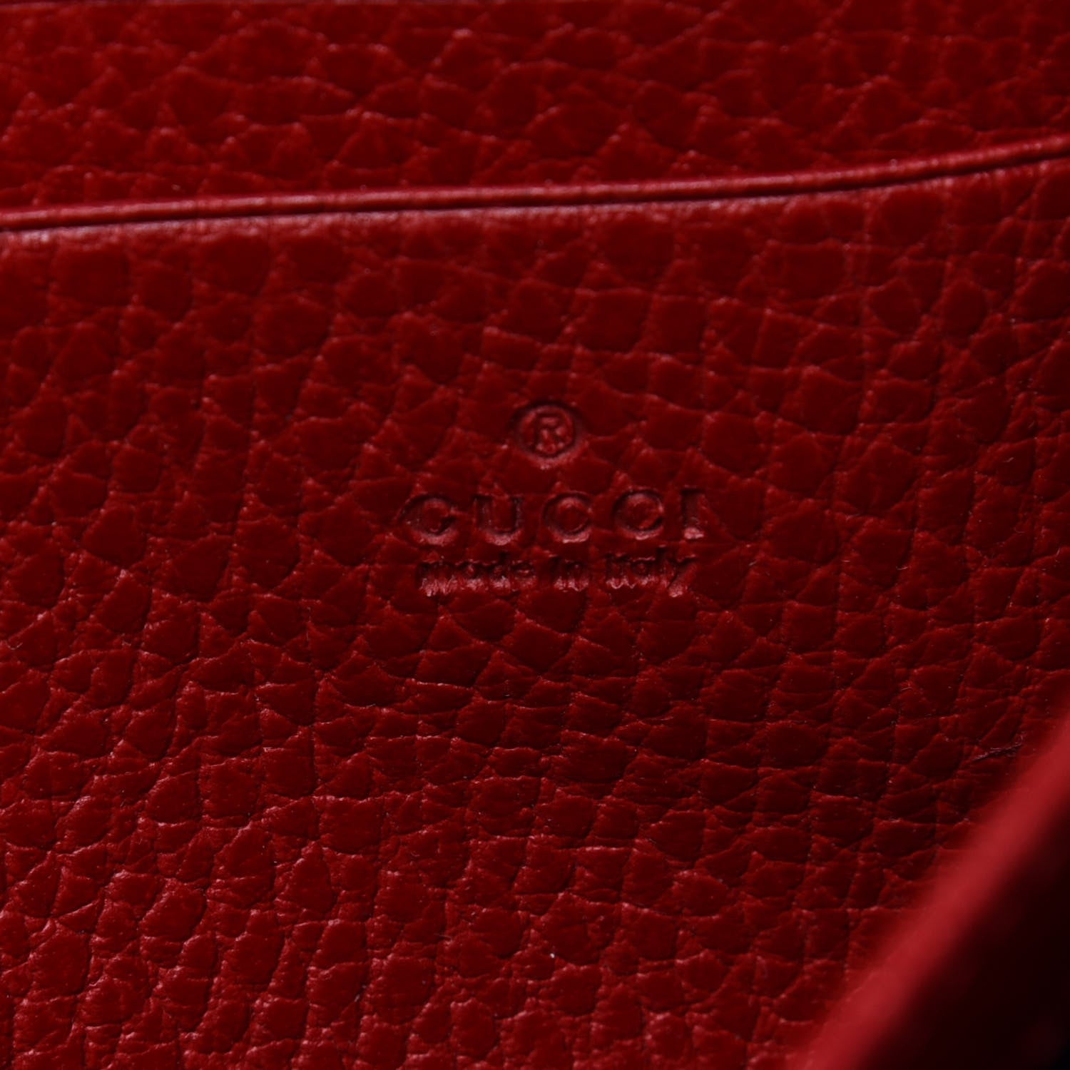 Gucci Calfskin Mini Dionysus Chain Wallet Hibiscus Red 6 of 10