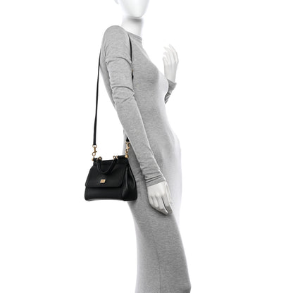 Dolce & Gabbana DOLCE &amp; GABBANA Dauphine Mini Miss Sicily Satchel Black 2 of 10