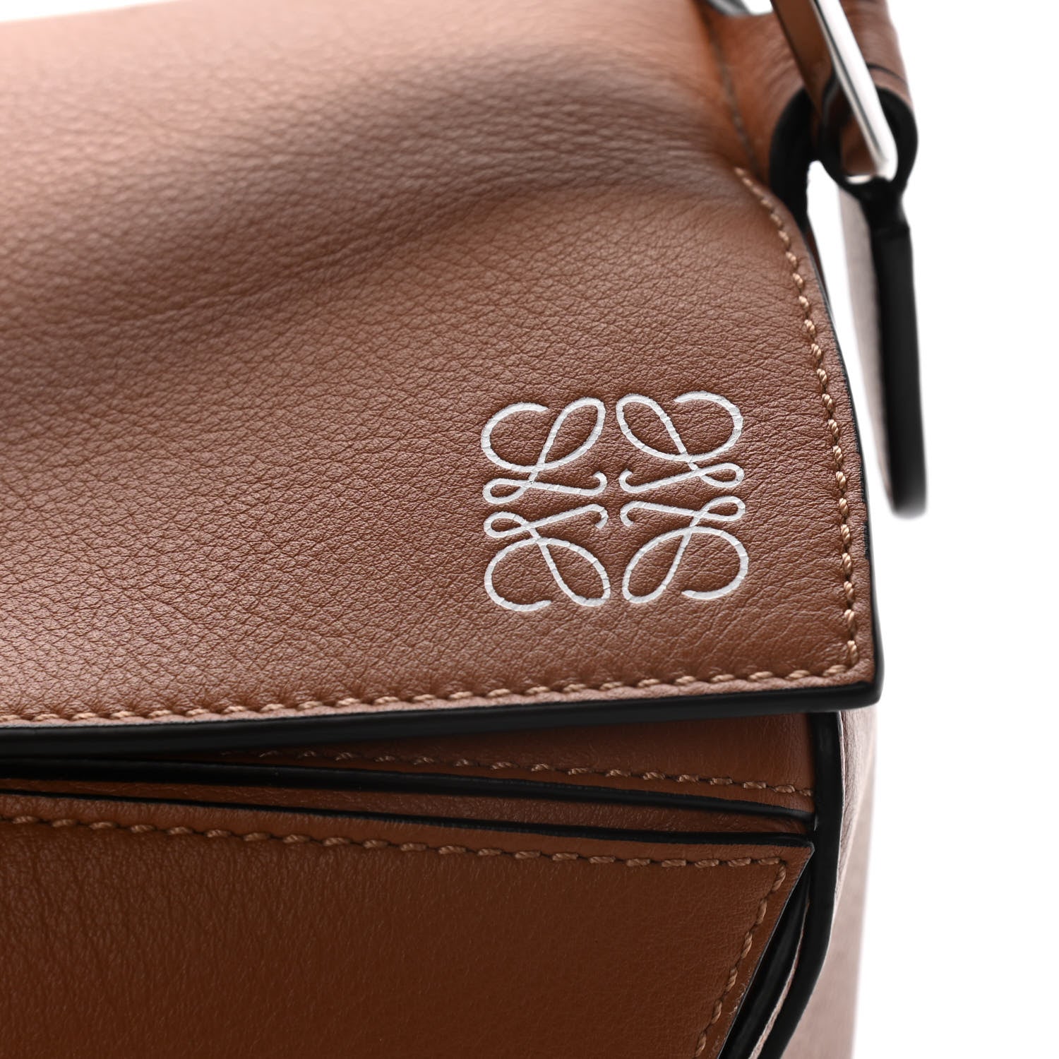 Loewe Calfskin Medium Puzzle Bag Tan 7 of 14