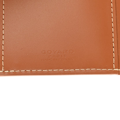 Goyard Goyardine Saint-Gabriel Compact Wallet Black Gold 6 of 7