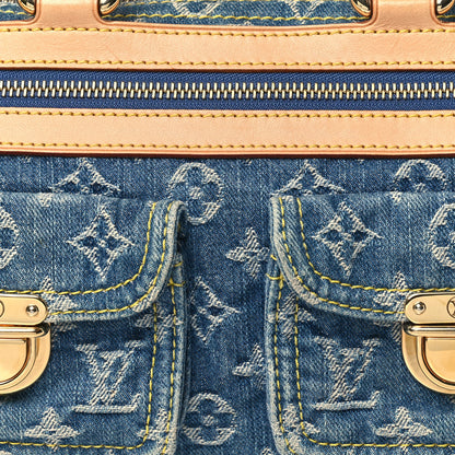 Louis Vuitton Monogram Denim Neo Speedy Blue 7 of 10