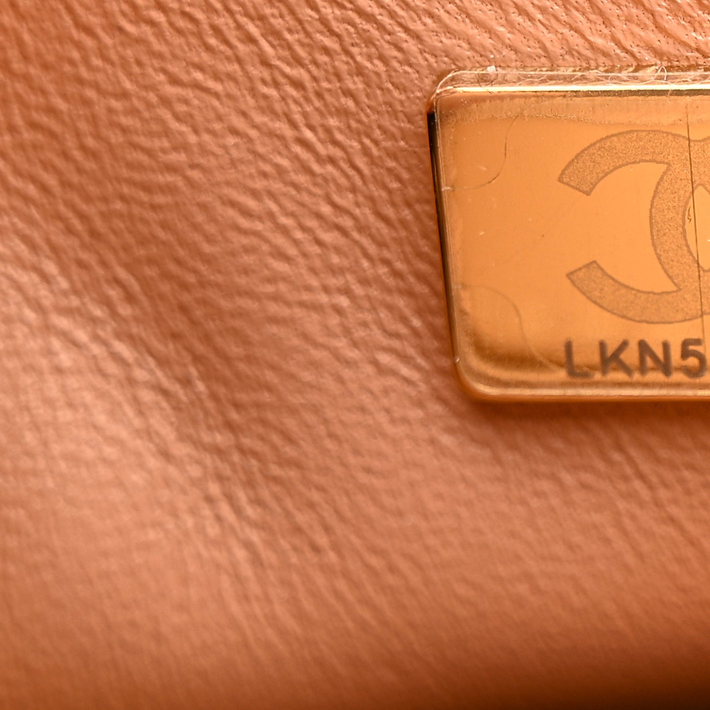 Lambskin Quilted Mini Retro Twist Top Handle Flap Beige